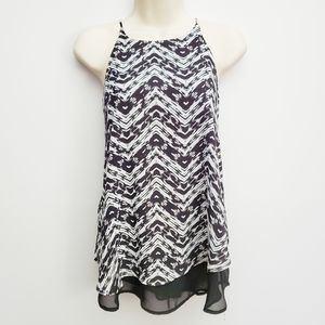 Charming Charlie Sheer Sleeveless Tank Top